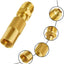 Adaptador RV macho 3/8pulg para parrilla Blackstone 17-22pulg