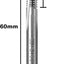 2 Pzas Tornillo M5 x 0.8 Rosca Métrica Flautas Rectas