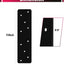 4 Pzas Placa Acero 11.8x3" Soporte Correa I