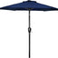 Sombrilla 7.5ft para patio con 6 varillas resistentes