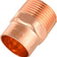 10 Adaptadores Cobre 3/4pulg Cx1/2pulg MNPT Soldadura