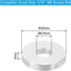 Espaciadores aluminio M8 10 Pzas 0.335x0.984pulg