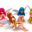 4 figuras ala mosca miniatura para niña decoración