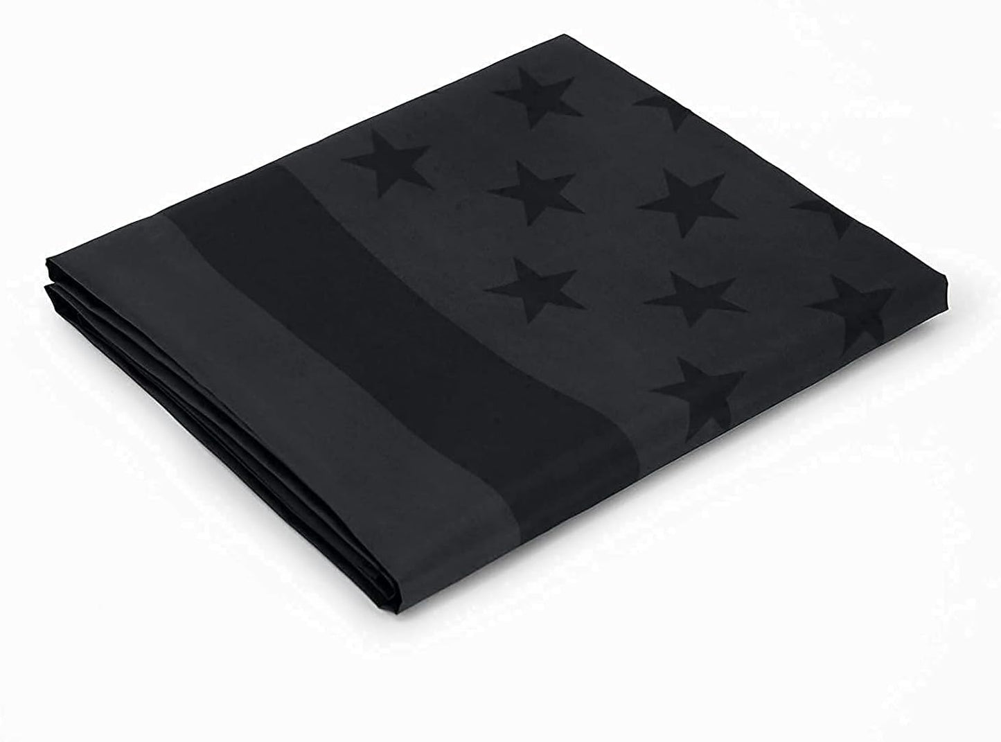 Bandera EE.UU. negra 3x5ft poliéster ojales latón para exteriores