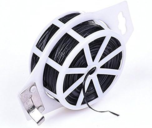 Cable tie negro planta jardín twist tie 328pies