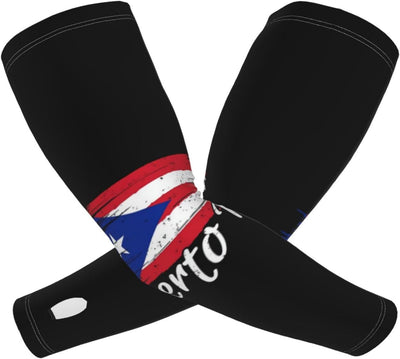 Mangas brazo bandera Puerto Rico deportes playa golf