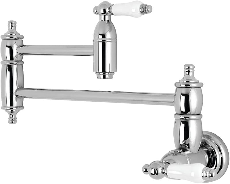 Grifo cocina montaje pared cromo pulido