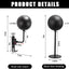 Soporte pared casco bicicleta giratorio 180 con ganchos