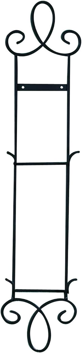 Estante platos vertical 2 niveles pantalla negra