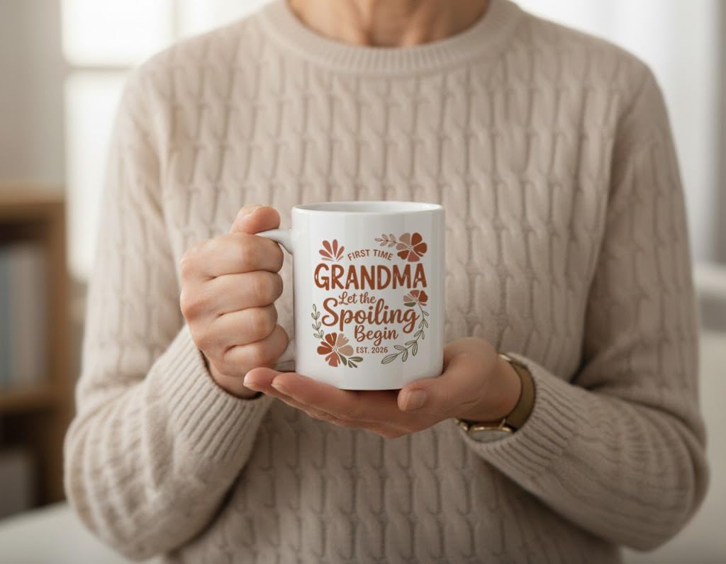Taza Cerámica 11oz Regalo Embarazo Nueva Abuela