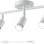 Luz de riel enchufable 3 luces con cable 16.4ft giratorio