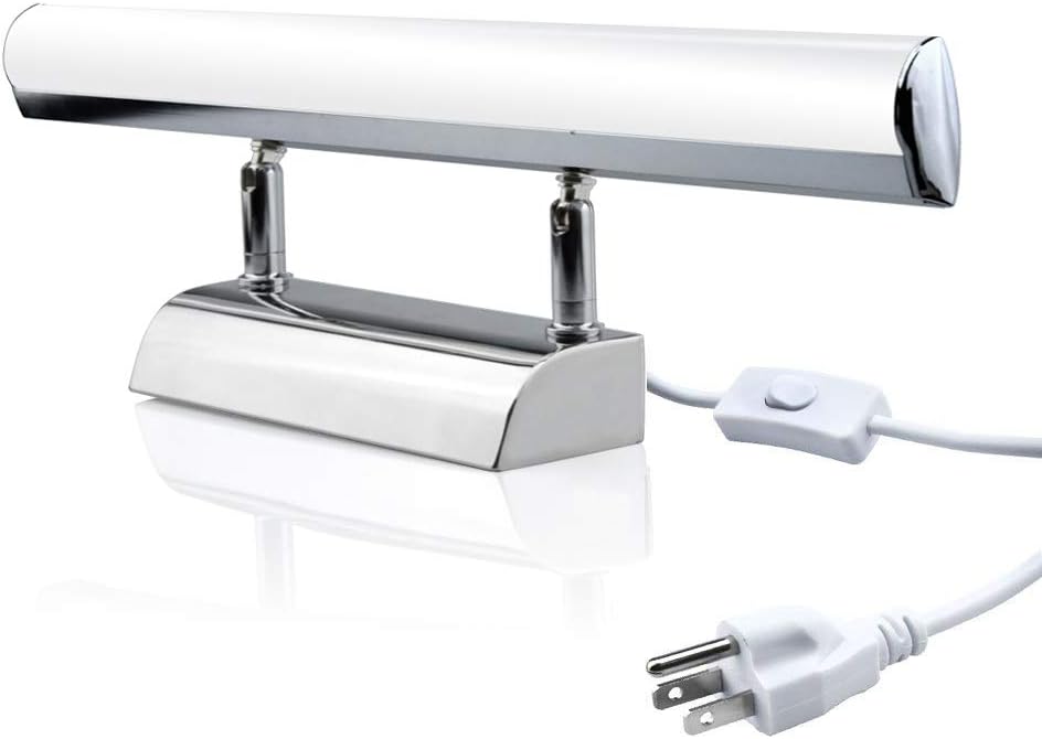 Lámpara espejo led 22pulg con enchufe 9w