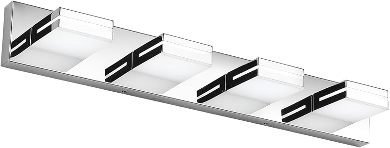 Lámpara LED tocador baño 4 luces 30" blanco frío