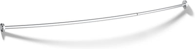 Barra ducha curvada acero inox pulido 60-76"