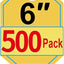 Bridas de cremallera 6pulg pack 500 blancas uso múltiple
