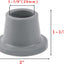 Patas antideslizantes para silla ducha 1-1/8pulg pack 4 gris