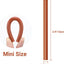 Mini barras pegamento marrón 36 pzas 4" x 0.27