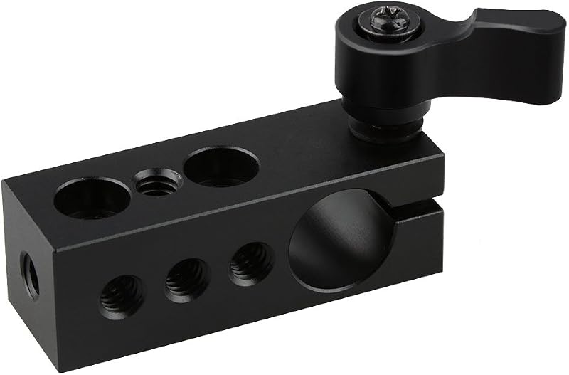 Abrazadera varilla 0.591pulg rosca 1/4 para soporte cámara SLR