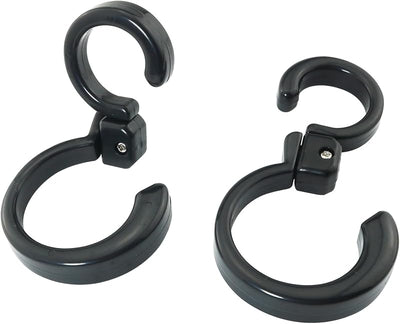 2 Ganchos Plegables Giratorios Plástico para Colgar Ropa