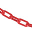 Cadena barrera plástica roja 1.5pulg 25ft
