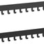 Organiz. collares pared 12 ganchos metal negro