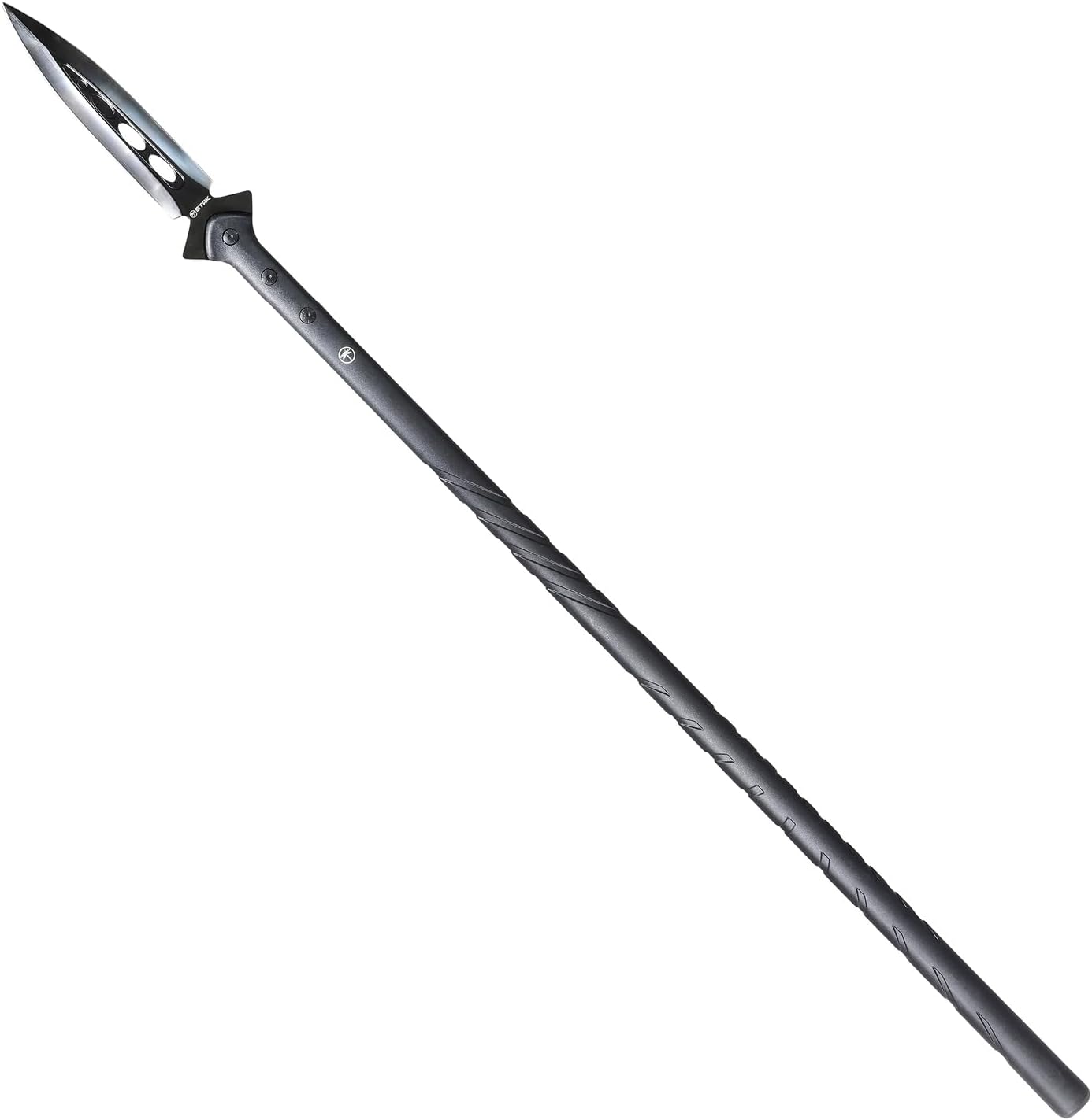 Lanza táctica acero inox 44" para camping caza