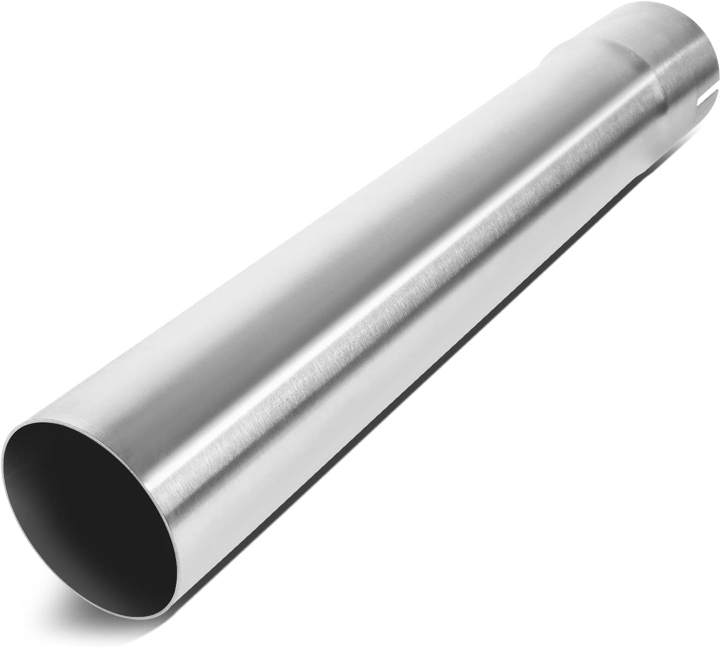 Tubo Recto Acero Inox 18" Ajuste Universal