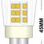 Bombilla LED 3W AC12V/DC 10-24V base bayonetano 4 pzas