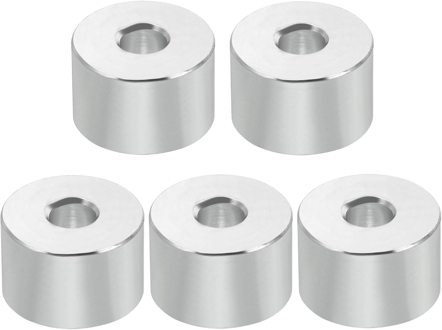 Espaciadores aluminio M6 redondo 0.256x0.787pulg