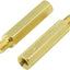 Separador M4 0.984pulg latón hexagonal PCB 20 Pzas