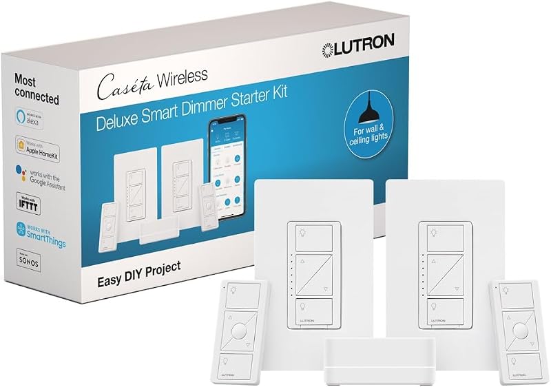 Kit interruptor atenuación Lutron con Pico y Smart Hub