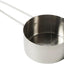 Taza medidora acero inox 3/4 taza color plateado