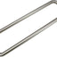 Toallero puerta ducha doble cara 18" acero inox satinado