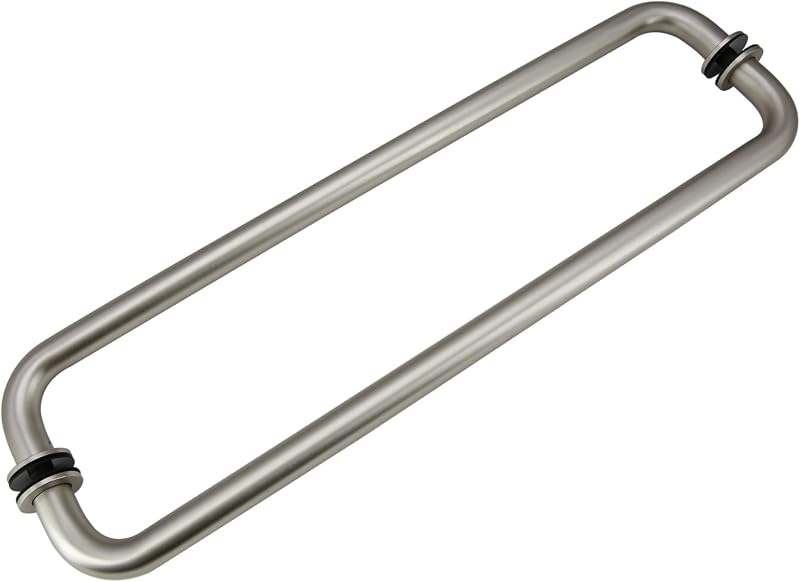 Toallero puerta ducha doble cara 18" acero inox satinado