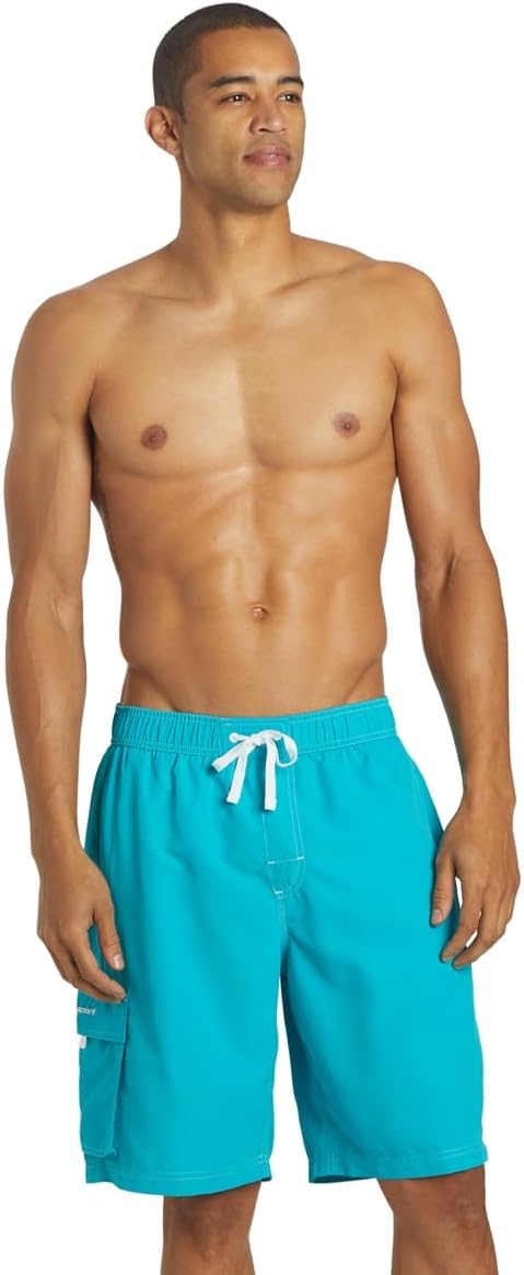 Bañador híbrido cargo para hombre