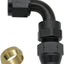 Adaptador tubo combustible 6AN a 3/8 90 grados aluminio