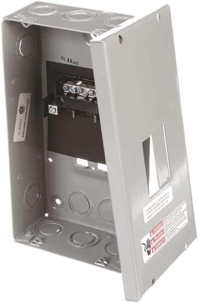 Centro carga Siemens 125A 8 espacios 16 circuitos gris