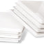 Tapón cuadrado plástico blanco 2pulg 10uds