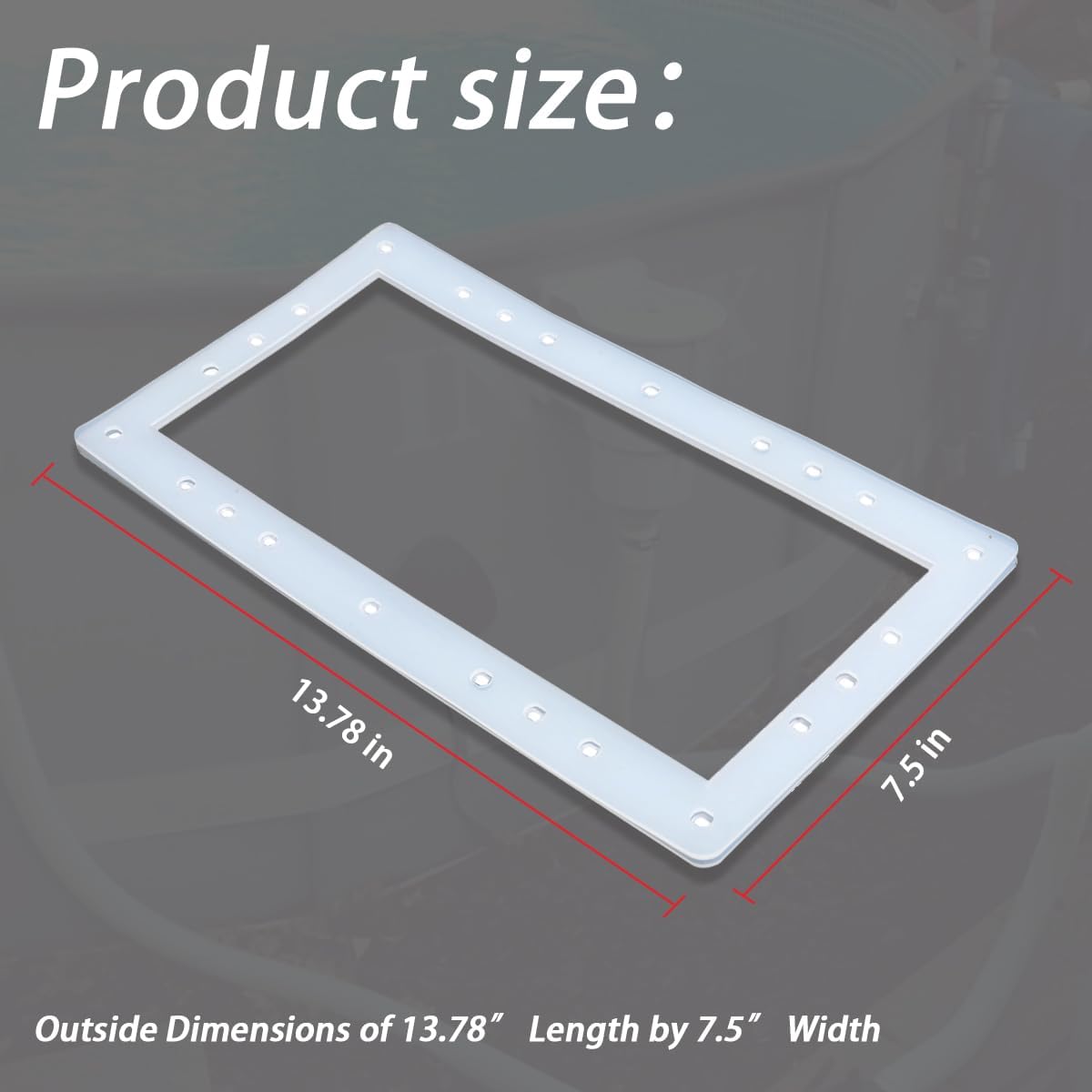 Junta desnatador piscina boca ancha comp Hayward SP1091LX