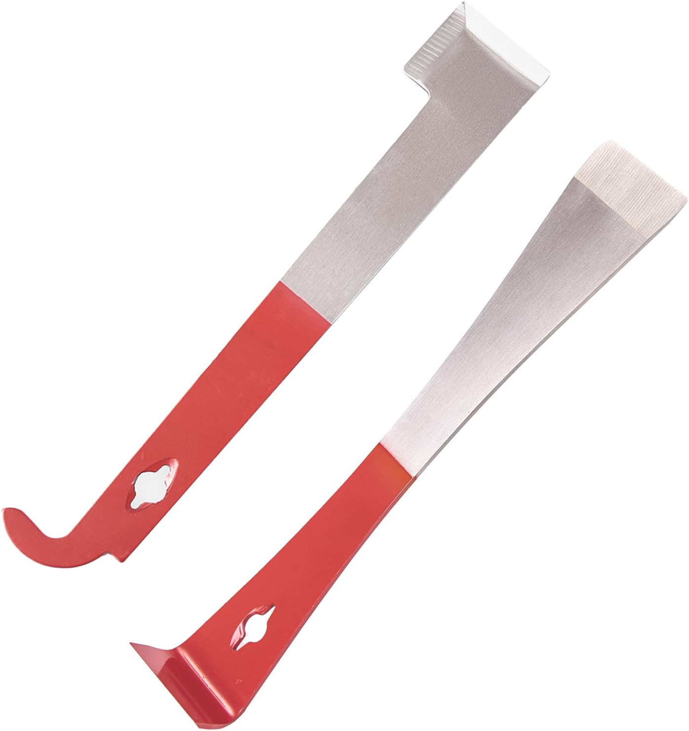 2 herramientas colmena acero inox gancho J y L para apicultor