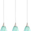 Lámpara colgante Serenity azul cielo pack 3 comedor