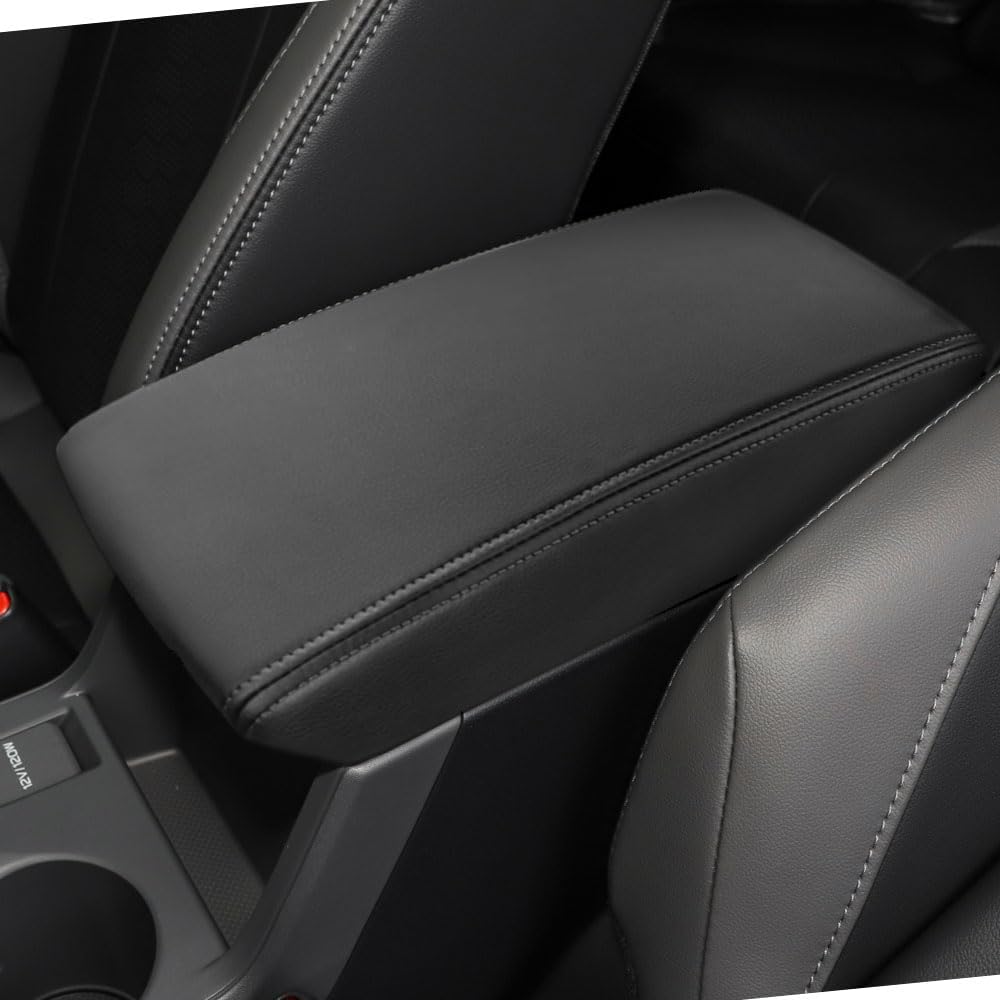 Funda consola central Subaru 2025-26 cuero negro antiarañazos