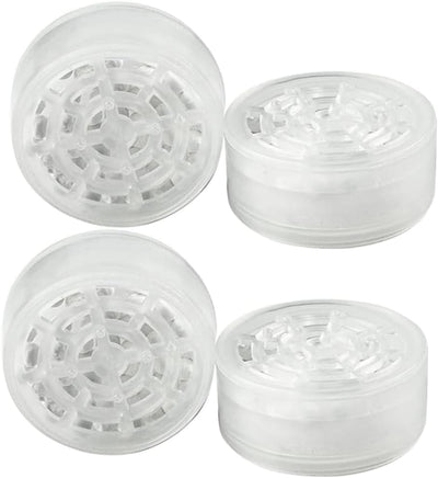 4 Cartuchos Filtro Ducha Cloro Fluoruro Agua Dura