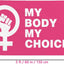Bandera pro choice 3x5 para mujer decoración hogar