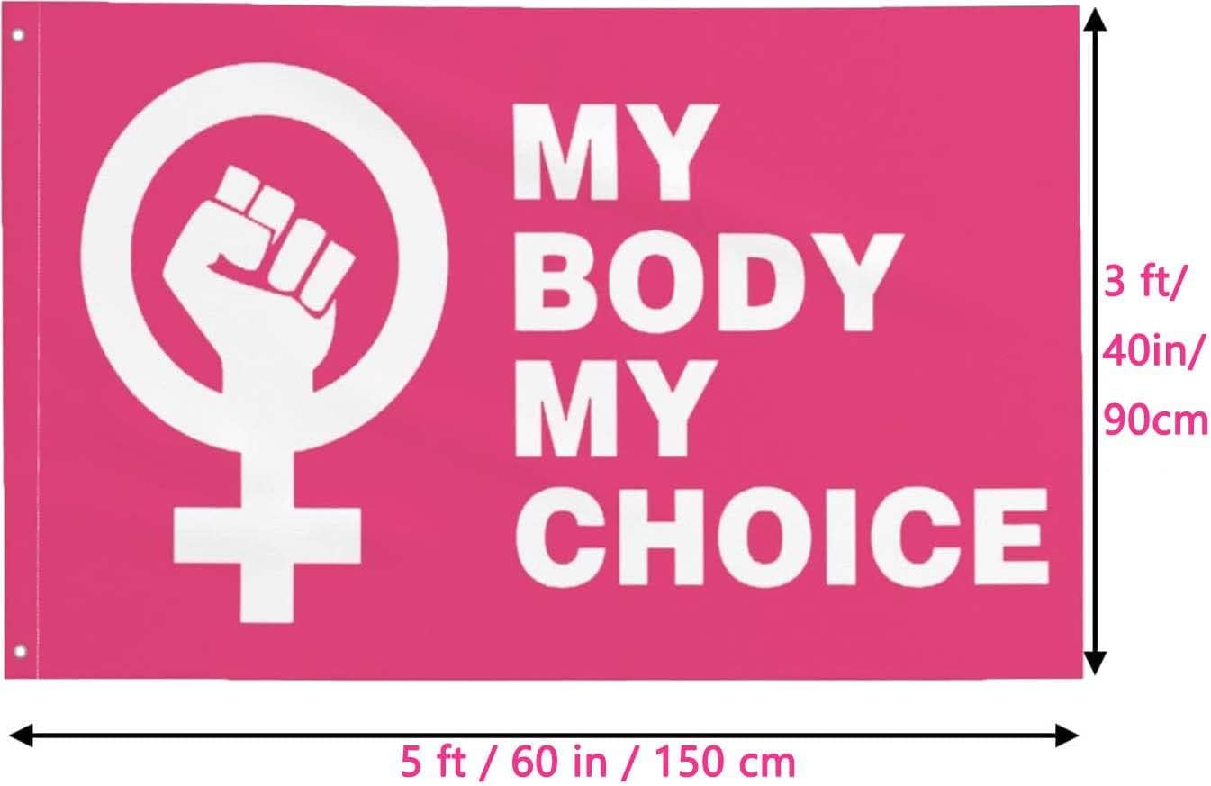 Bandera pro choice 3x5 para mujer decoración hogar
