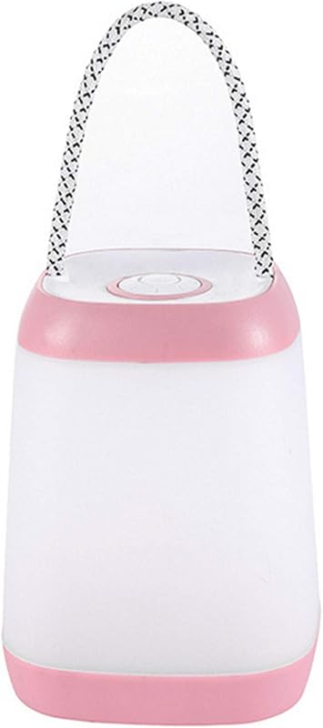 Luz nocturna recargable USB 3 modos luz portátil rosa
