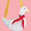 Bolso bandolera felpa pato lindo suave kawaii mujer