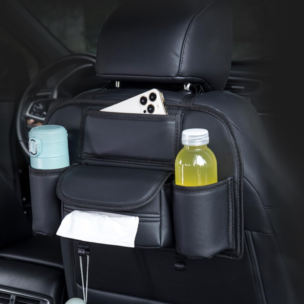 Organiz. asiento trasero automóvil con bolsillo pañuelos