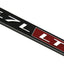 Placa identificación motor LT1 5.7L 2 Pzas rojo cromado