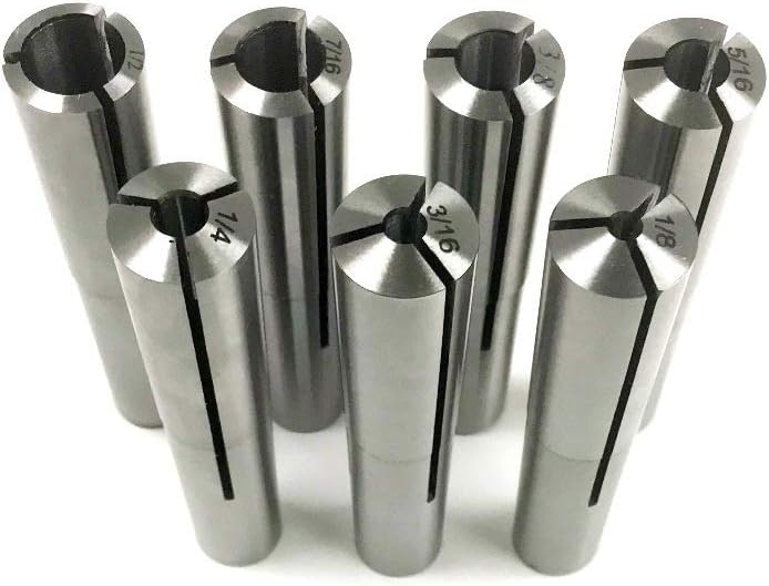 Set 7 Pzas Collet 1/8x1/2 Estilo B&S